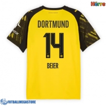 Fotballdrakt Herre Borussia Dortmund Maximilian Beier #14 Hjemmedrakt 2025-26 Kortermet